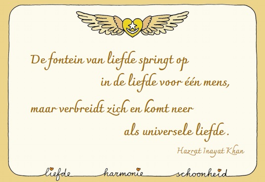Postkaart De dood geboorte van de ziel