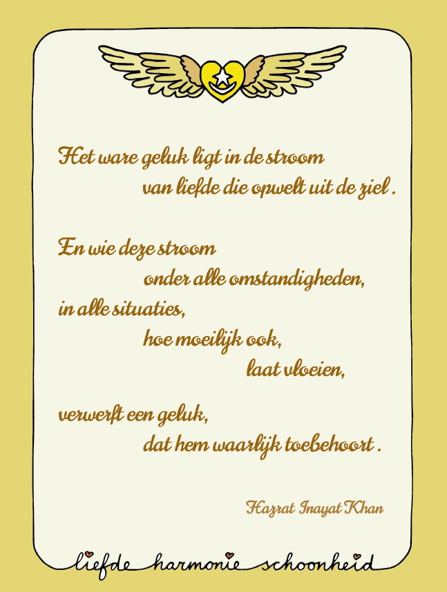 kaartje Ware geluk